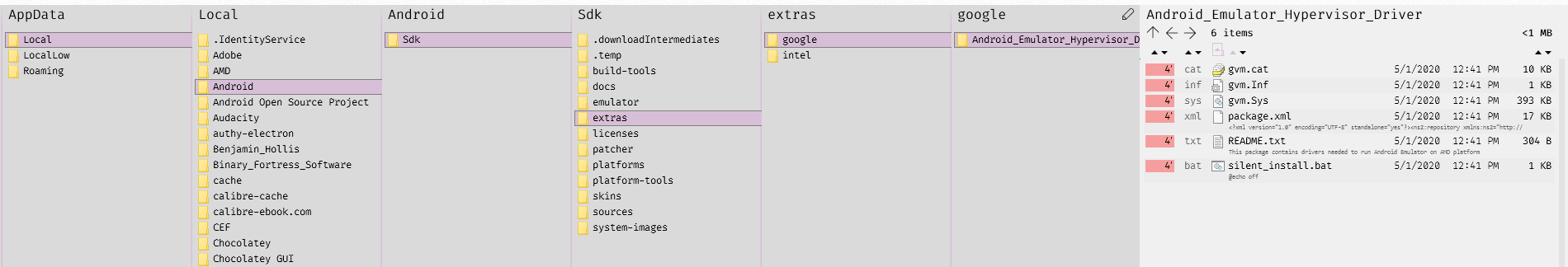 The location of the hypervisor visually using OneCommander app
